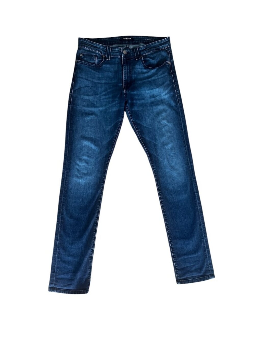 Fidelity Denim Torino Slim Jeans Men's 32 Medium Indigo Stretch 🔥